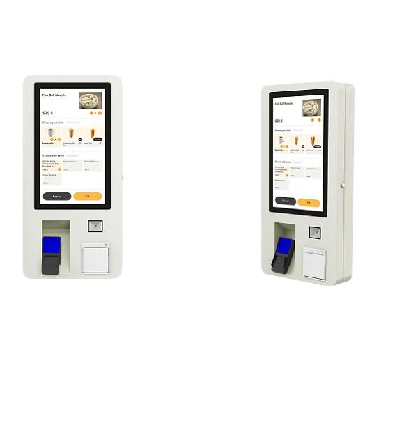 21.5/32/43inch Touch Screen Self-Ordering and Payment Kiosk, Interactive Self Service Payment Kiosk for Restaurant Automatically Ordering Support Printing