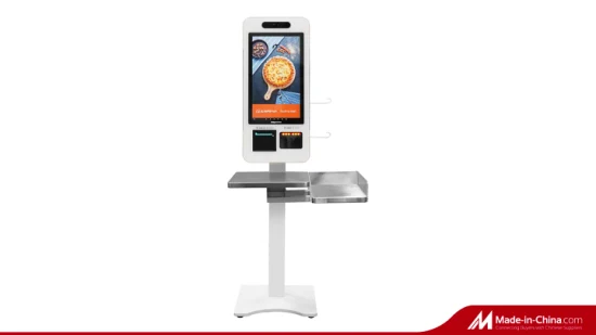 Постоянный киоск с сенсорным экраном для заказа самообслуживания, автомат для оплаты счетов, рекламный ЖК-дисплей, цифровые вывески, интерактивный информационный киоск