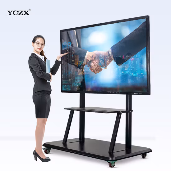 Портативная многопользовательская интерактивная доска Smartboard с двумя ручками для школ